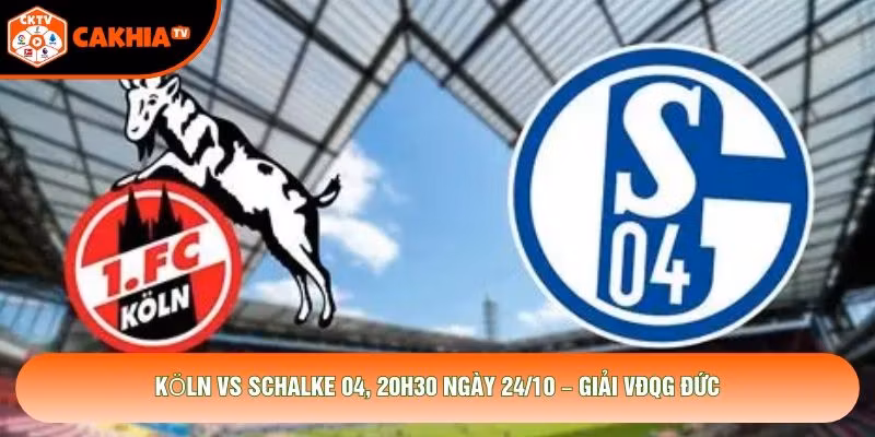 Köln Vs Schalke 04, 20h30 Ngày 24/10 – Giải VĐQG Đức