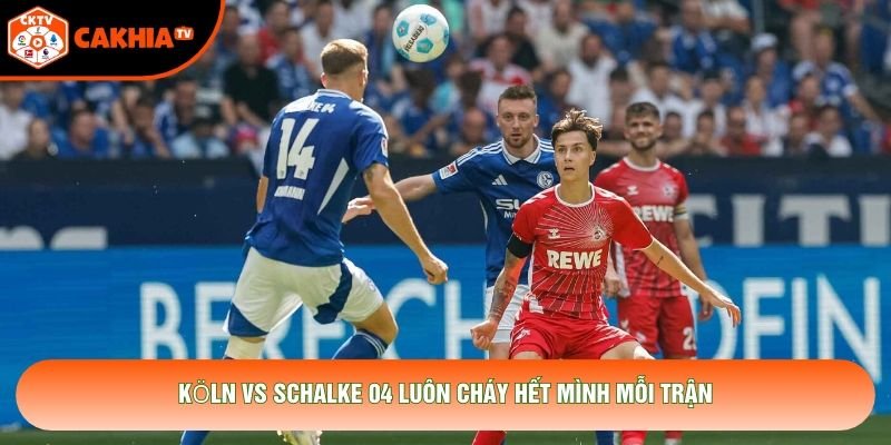 Köln vs Schalke 04 luôn cháy hết mình mỗi trận Köln vs Schalke 04 luôn cháy hết mình mỗi trận