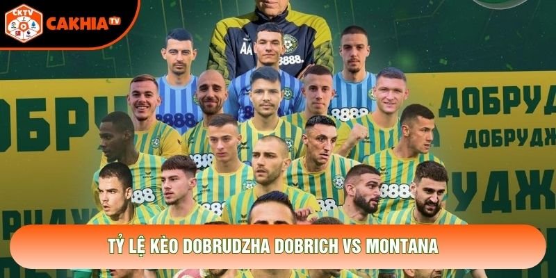 Tỷ lệ kèo Dobrudzha Dobrich vs Montana